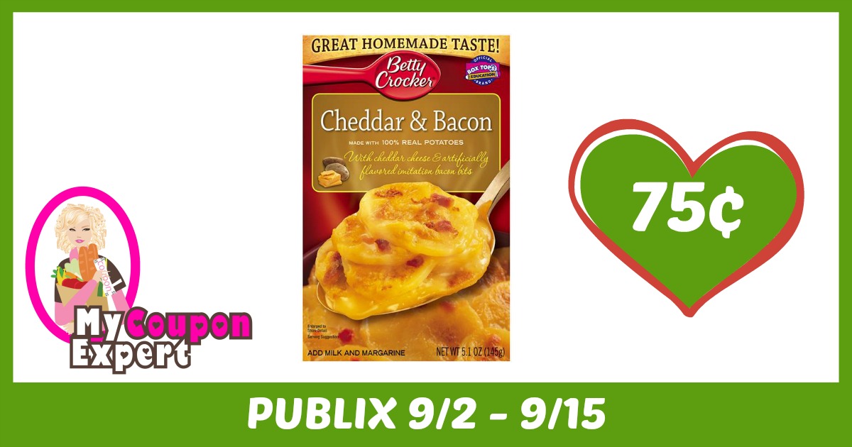 Betty Crocker Potatoes Only 75¢ each after sale and coupons