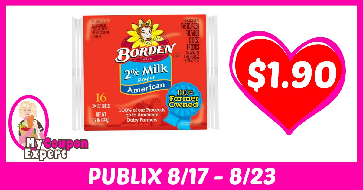 Borden Cheese Only $1.90 Each After Sales and Coupons