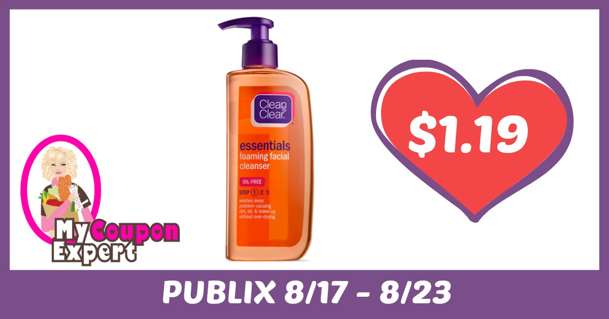 Clean & Clear Facial Cleanser Only $1.14 Each After Sales and Coupons