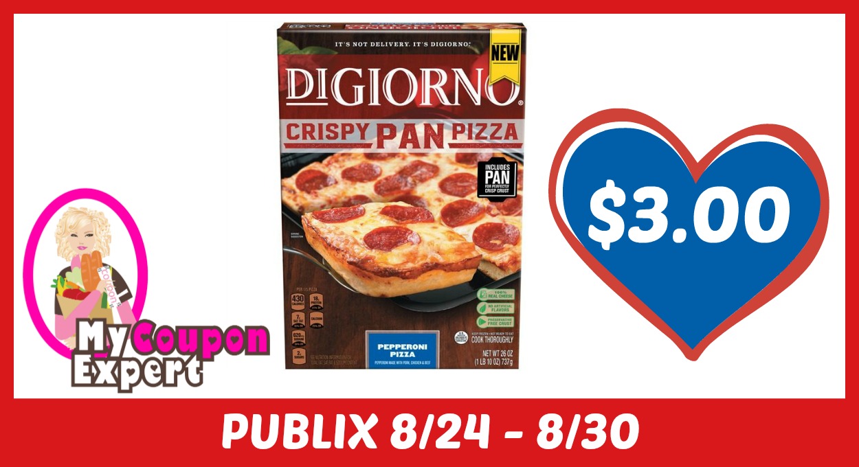 DiGiorno Pizza Only $3.00 each after sale and coupons