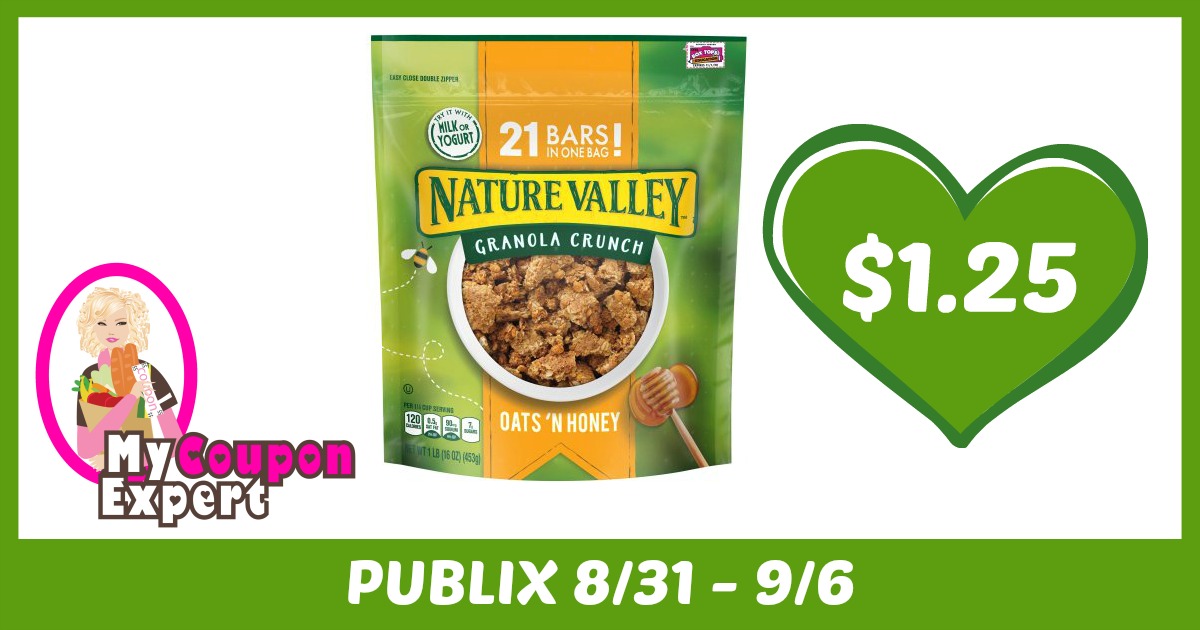 Nature Valley Granola Products Only $1.25 after sale and coupons