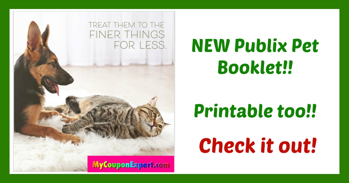 *NEW PUBLIX PET BOOKLET* Printable too for August 2017!