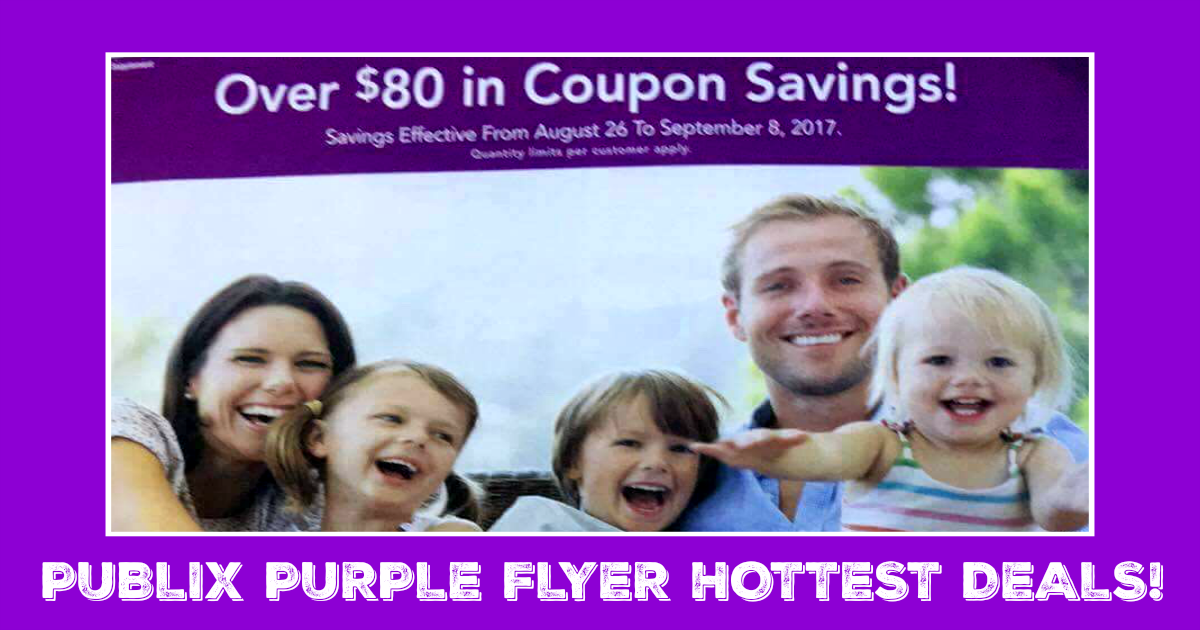 Publix Purple Flyer Deals August 26th – September 8th!