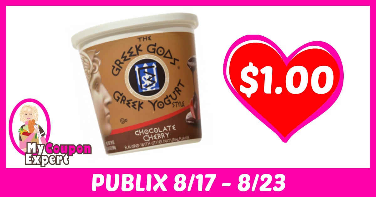 The Greek Gods Yogurt Only $1.00 Each After Sales and Coupons