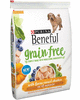 on one (1) bag of Purina Beneful Grain Free Dry Dog Food , $3.00