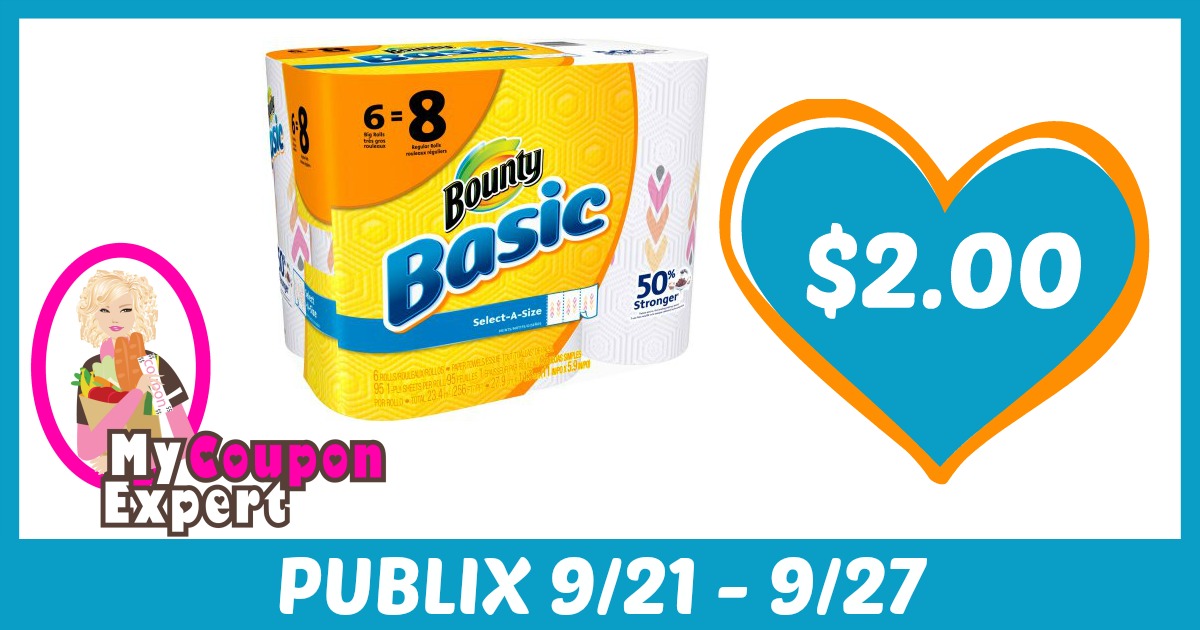 Bounty Paper Towels Only $2.00 each after sale and coupons