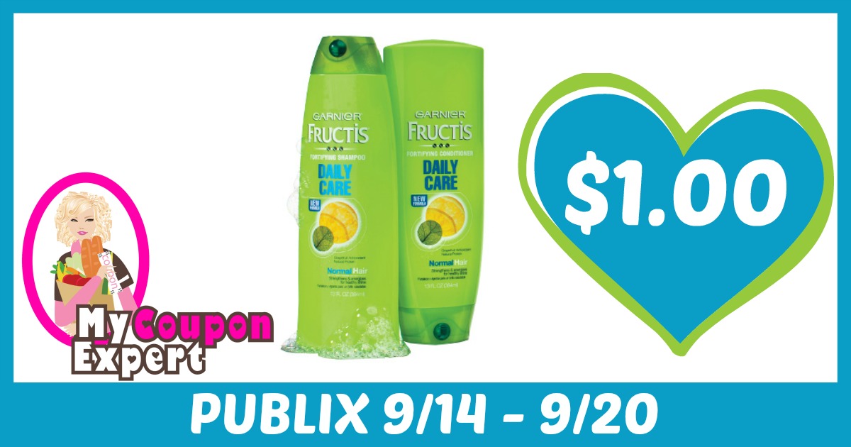 Garnier Fructis Hair Care Products Only $1.00 each after sale and coupons