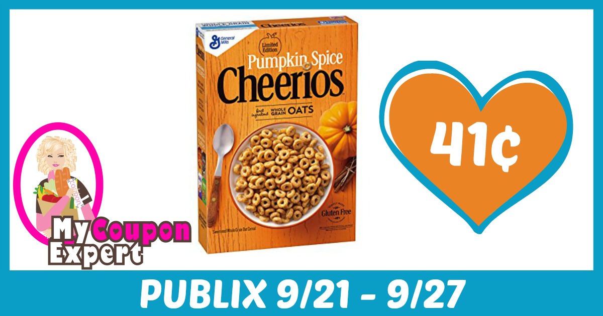 General Mills Cheerios Only 41¢ each after sale and coupons