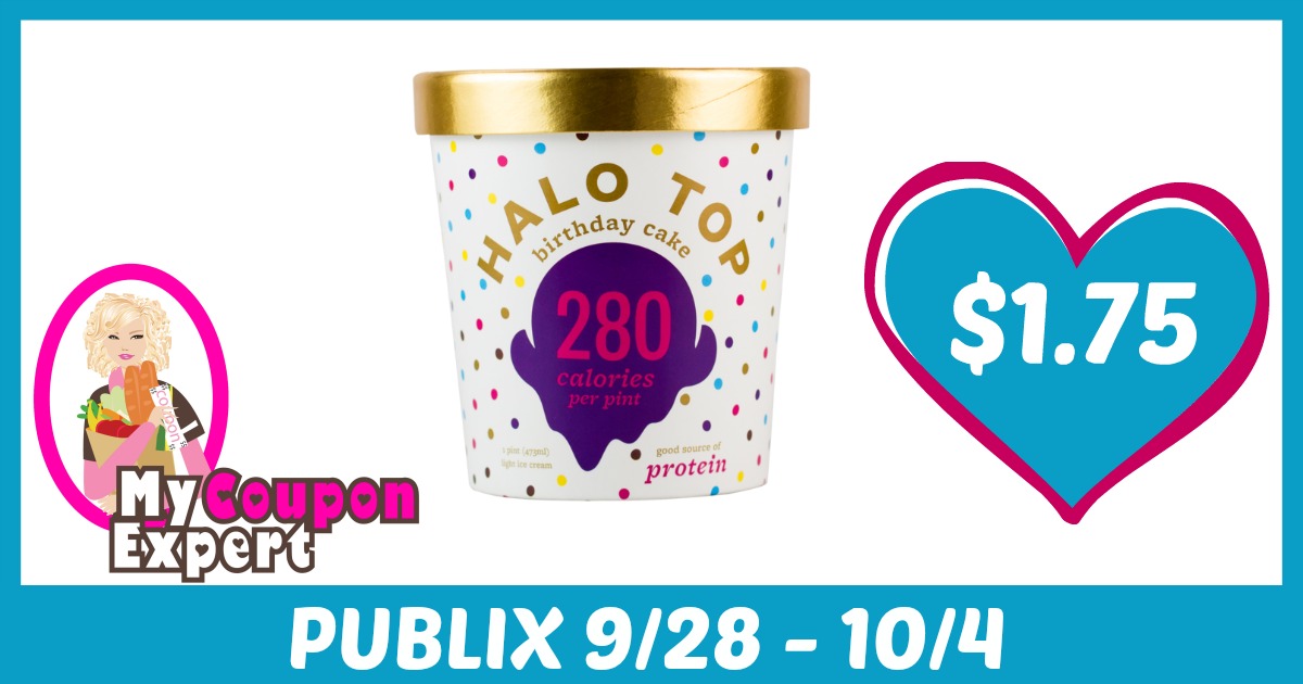 Halo Top Ice Cream Only $1.75 each after sale and coupons