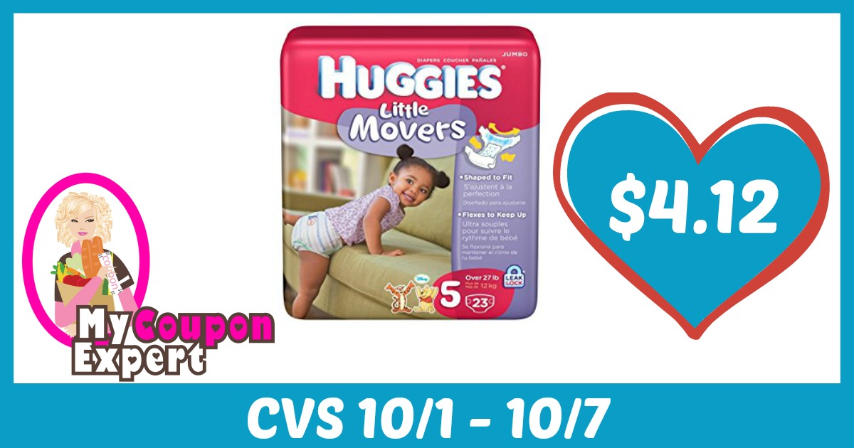 Huggies Diaper Jumbo Packs Only $4.12 each after sale and coupons
