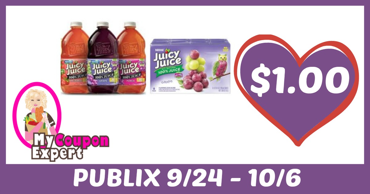 Juicy Juice Only $1.00 each after sale and coupons