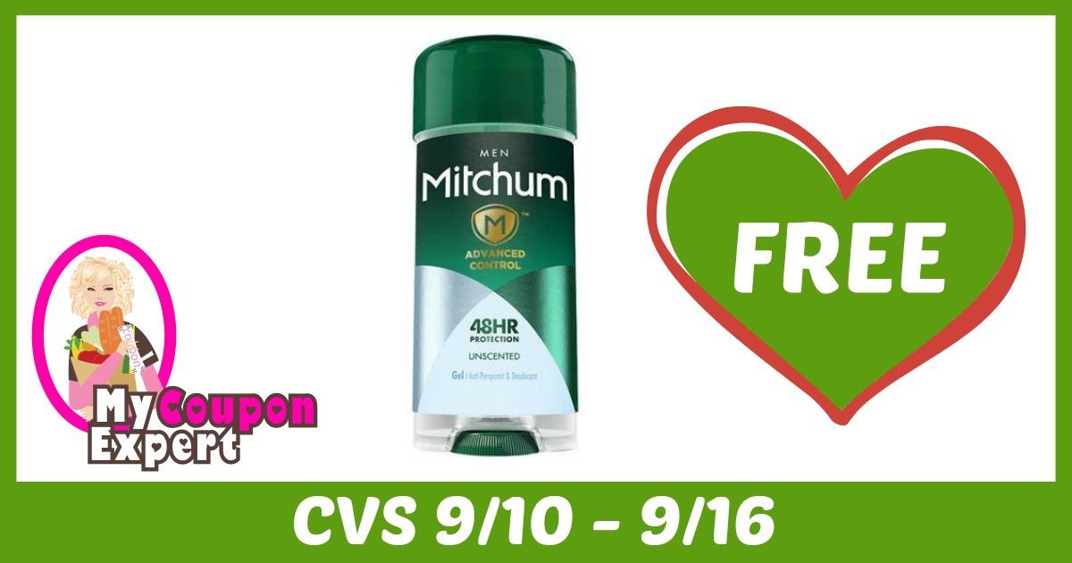 FREE Mitchum Deodorant after sale and coupons