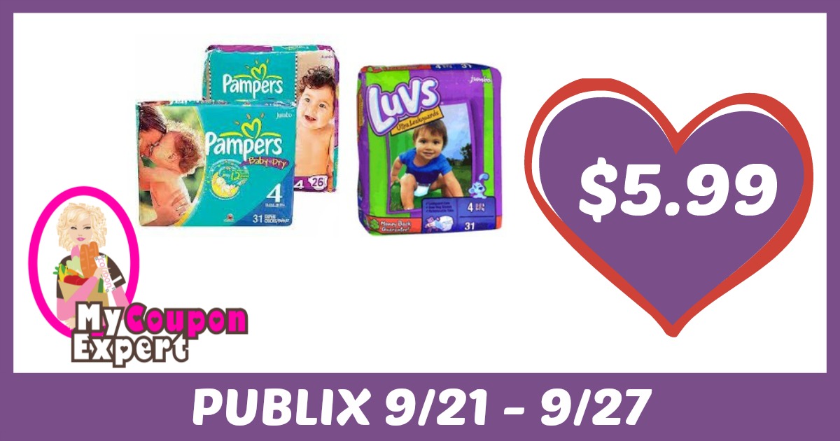 Pampers Jumbo Packs Only $5.99 each after sale and coupons