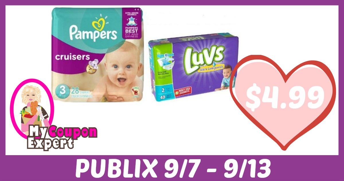 Pampers & Luvs Only $4.99 each after sale and coupons