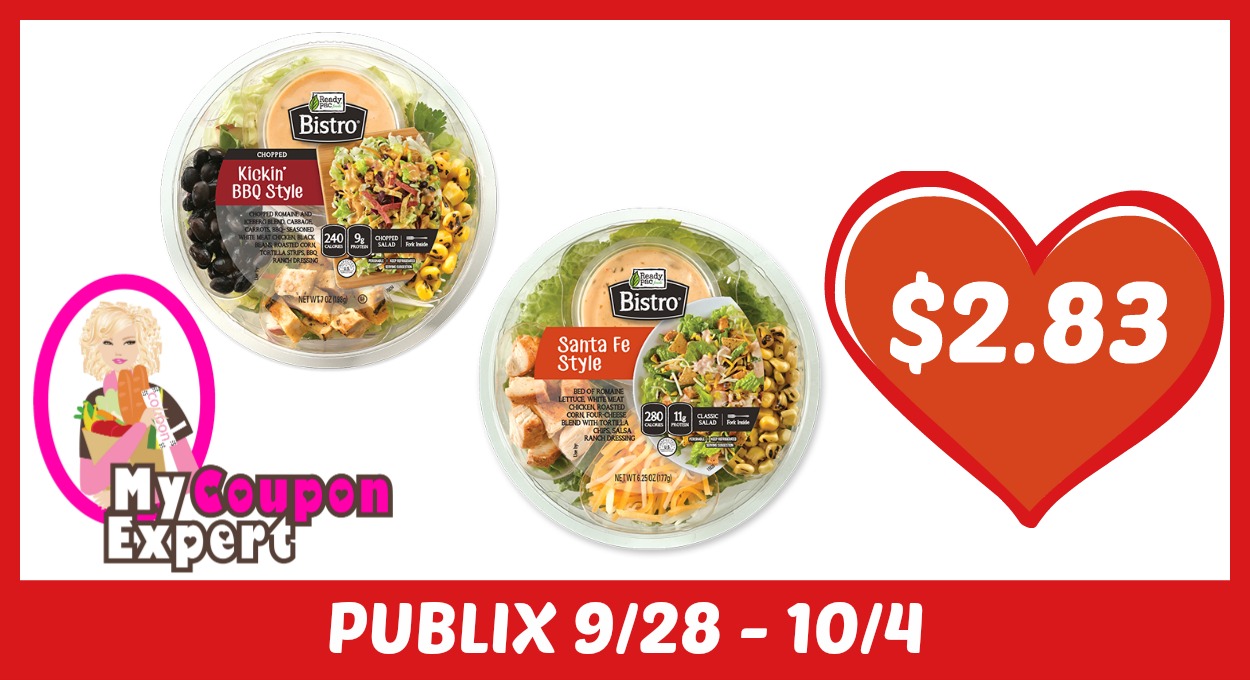 Ready Pac Bistro Salad Only $2.83 each after sale and coupons