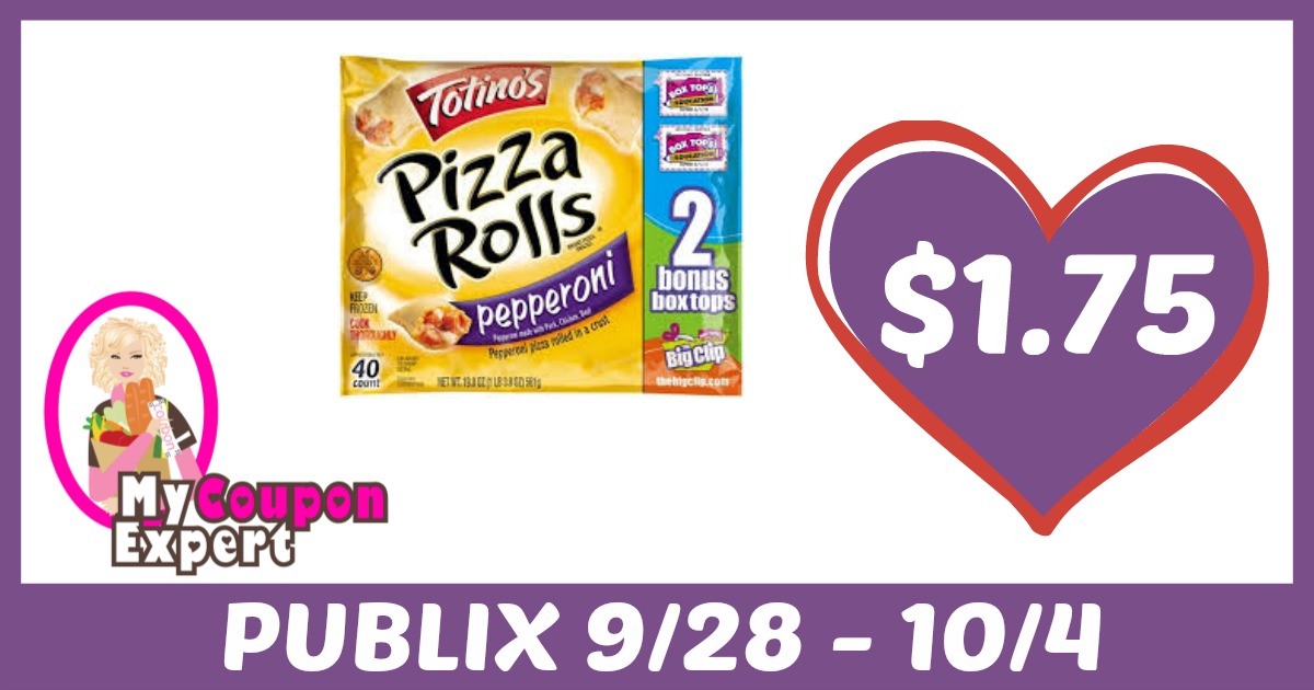 Totino’s Products Only $1.75 each after sale and coupons