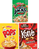 on any TWO Kellogg’s Apple Jacks, Corn Pops, and/or Krave™ Cereals , $1.00
