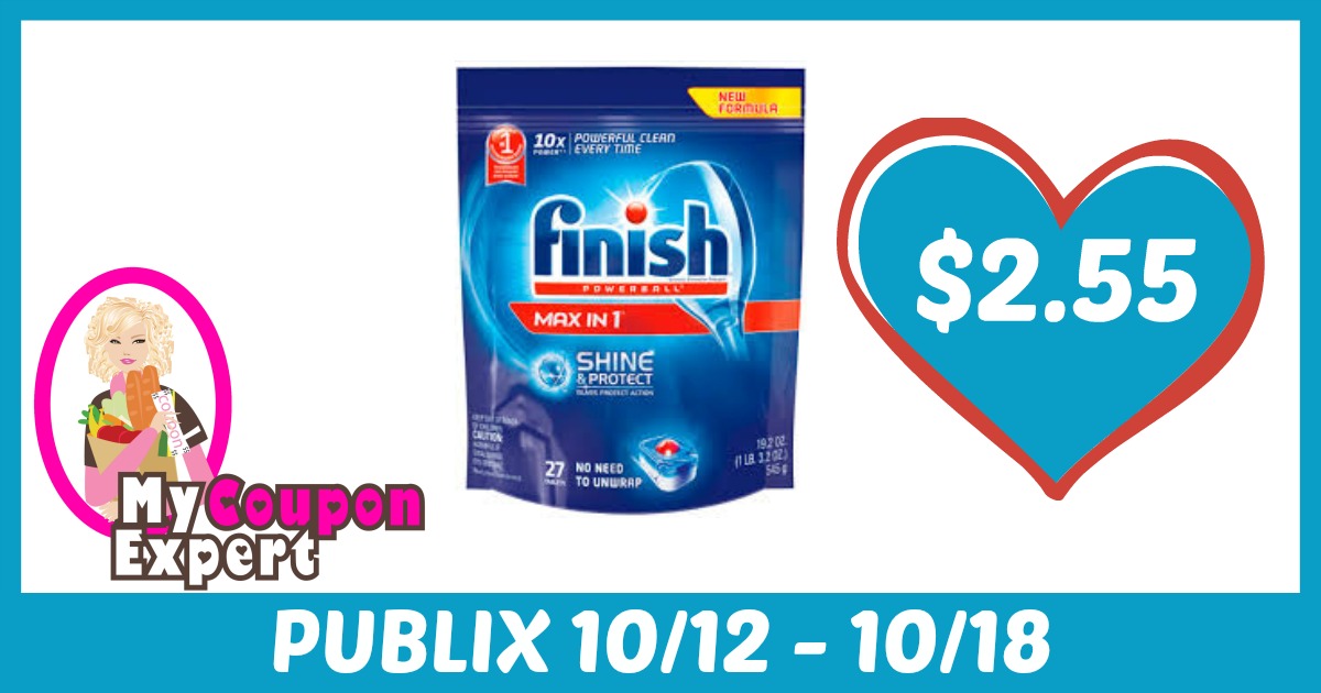 Finish Products Only $2.55 each after sale and coupons