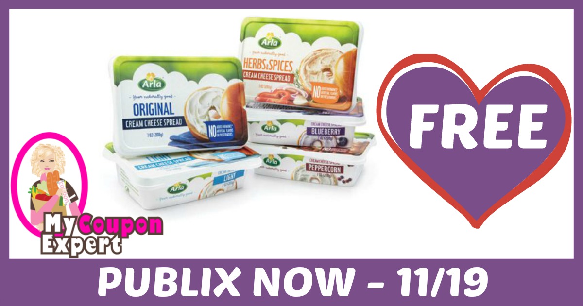 FREE Arla Cream Cheese after sale and coupons