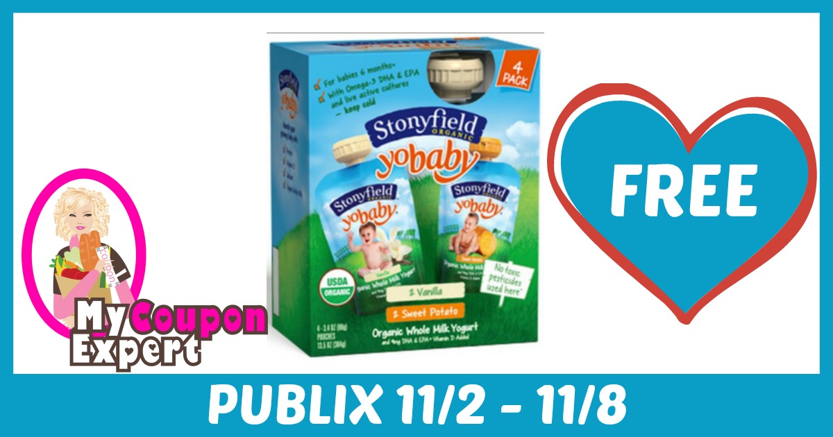 FREE Stonyfield Organic Yobaby after sale and coupons