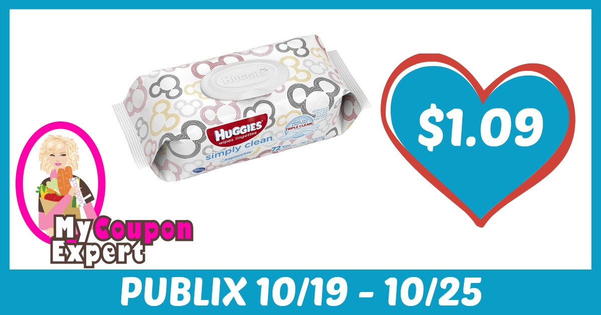 Huggies Wipes Only $1.09 each after sale and coupons