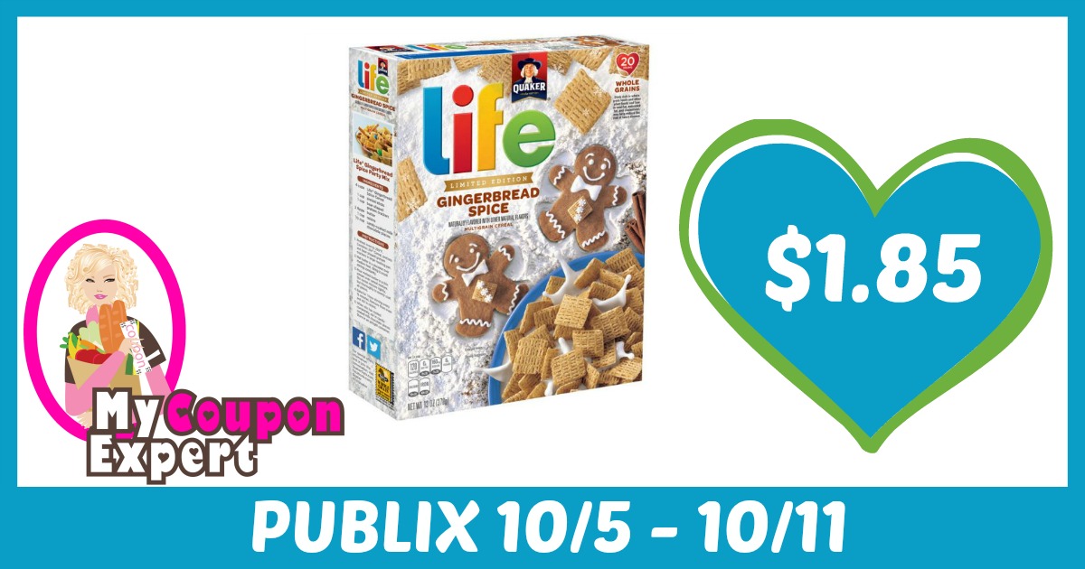 Life Cereal Only $1.85 each after sale and coupons