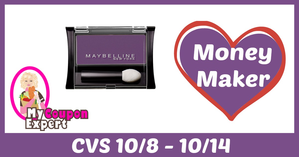 Overage on Maybelline Expertwear Eye Shadow after sale and coupons