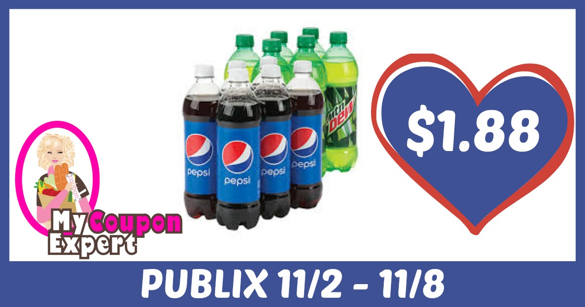 Pepsi Products Only $1.88 each after sale and coupons