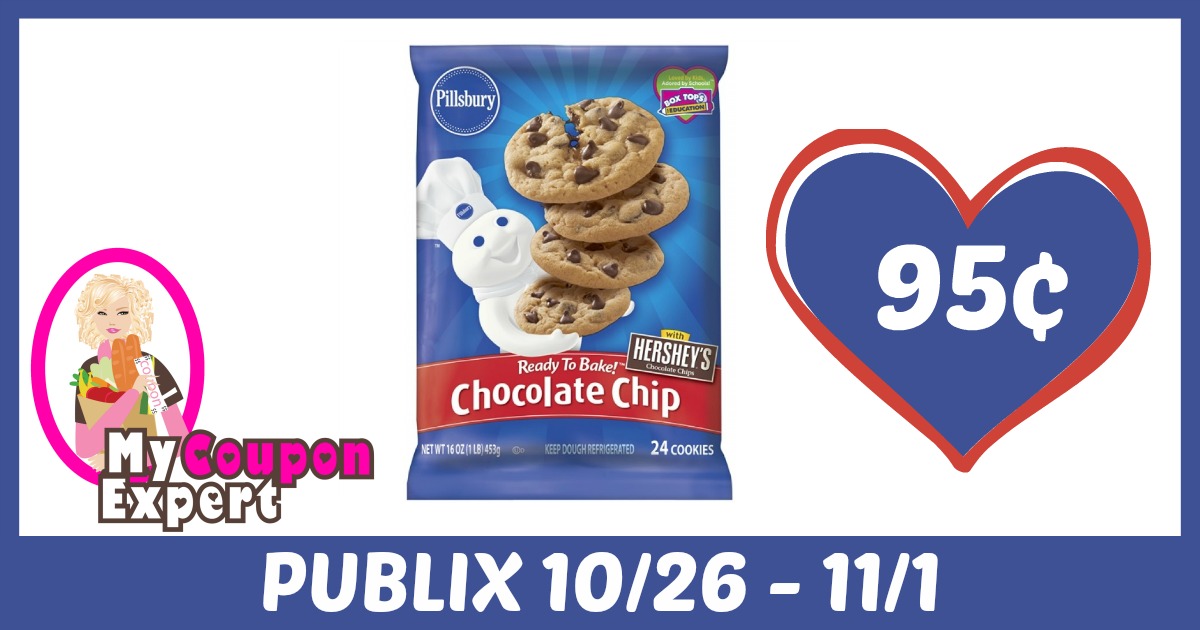 Pillsbury Ready To Bake! Cookies Only 95¢ each after sale and coupons