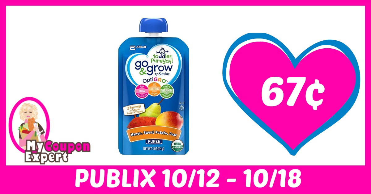 Similac Go & Grow Baby Food Only 67¢ each after sale and coupons