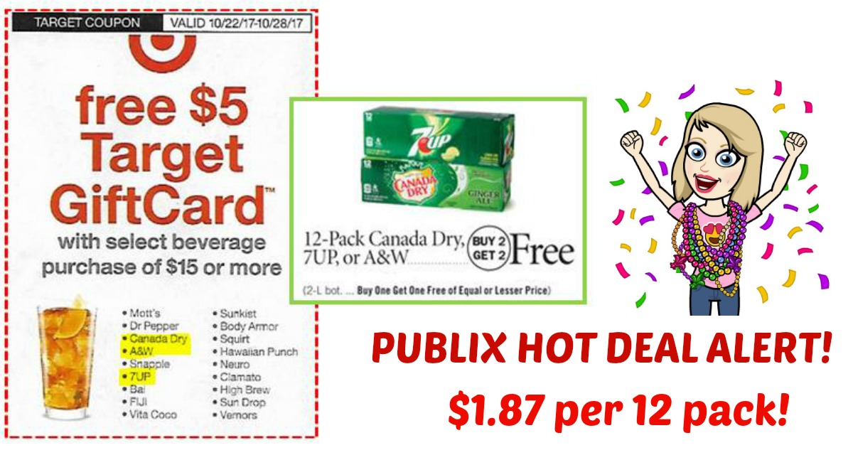 Publix HOT DEAL!!  Super cheap 12 packs and 2 liters for some!!