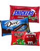 on TWO M&M’S, DOVE, TWIX, CELEBRATIONS, MALTESERS, SNICKERS, MILKY WAY, 3 MUSKETEERS (3.5oz +) , $1.00