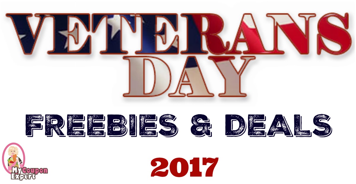 Veterans Day 2017 Freebies & Discounts!  Check it out!