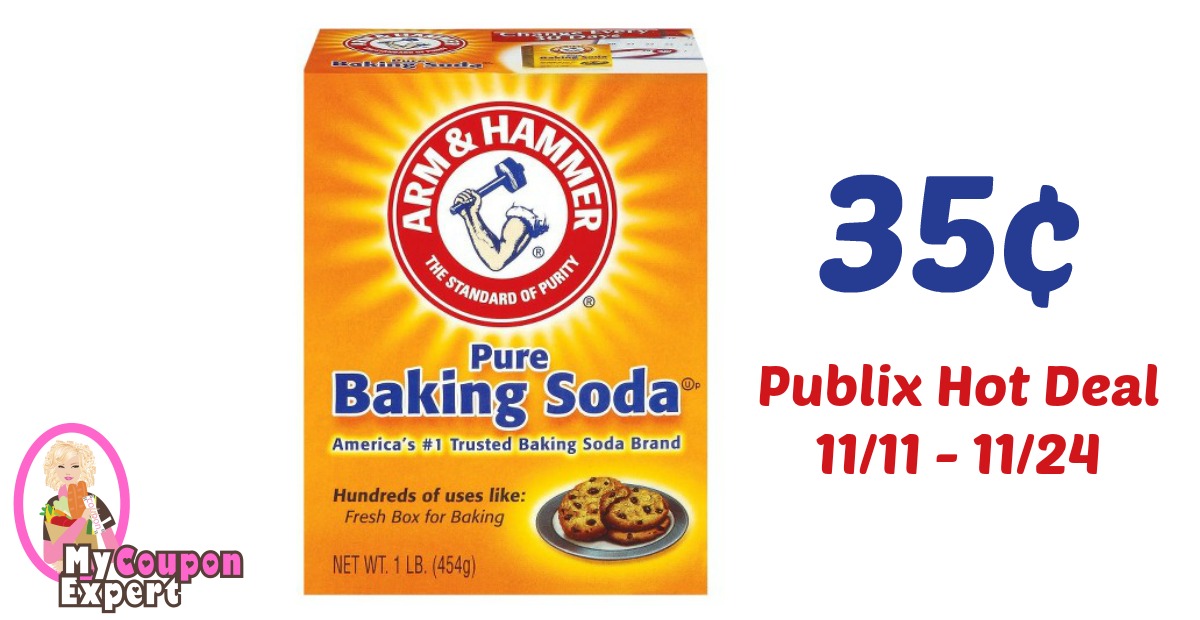 Arm & Hammer Baking Soda Only 35¢ each after sale and coupons