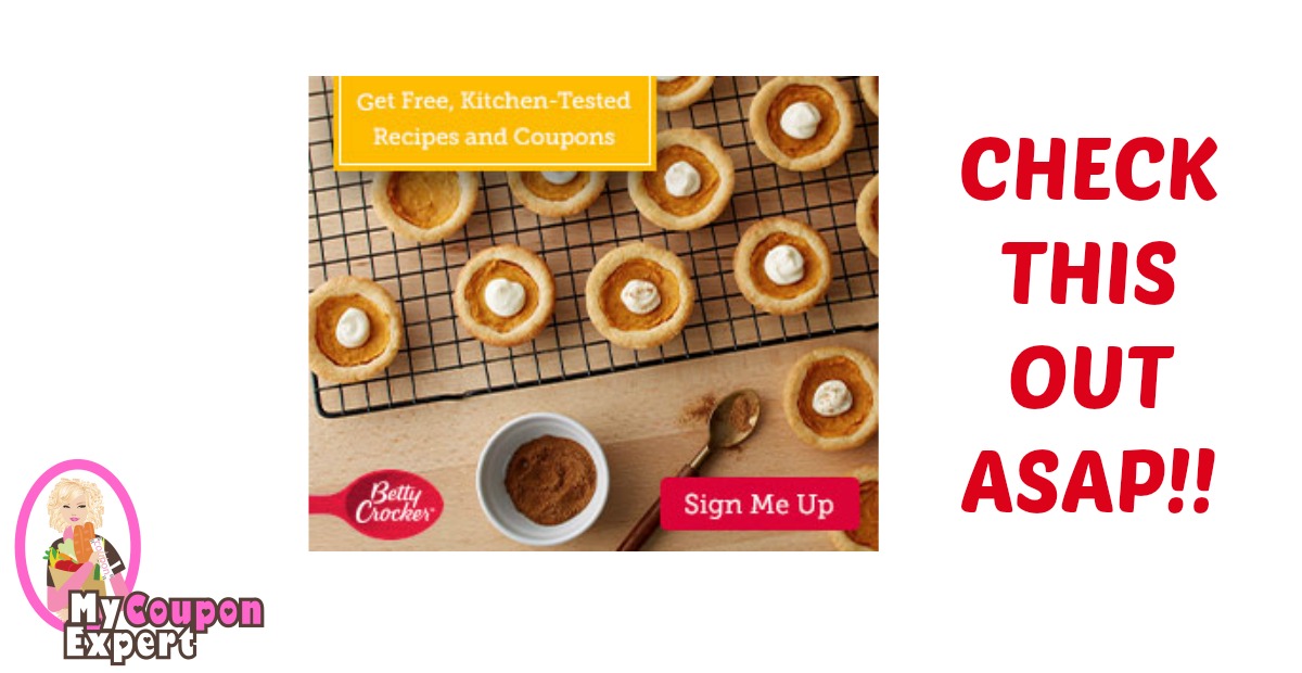 Recipes, Samples, Coupons, and MORE from Betty Crocker