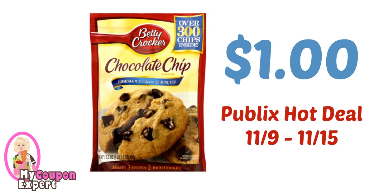 Betty Crocker Cookie Mix Only $1.00 each after sale and coupons
