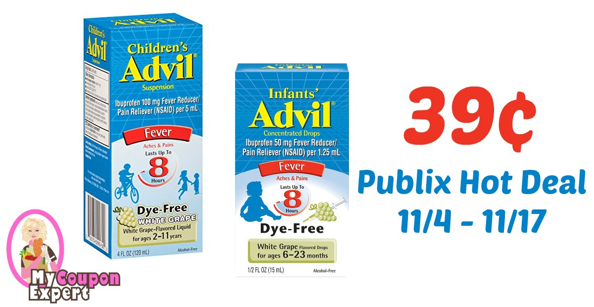 CHEAP Infant’s Advil & Children’s Advil after sale and coupons