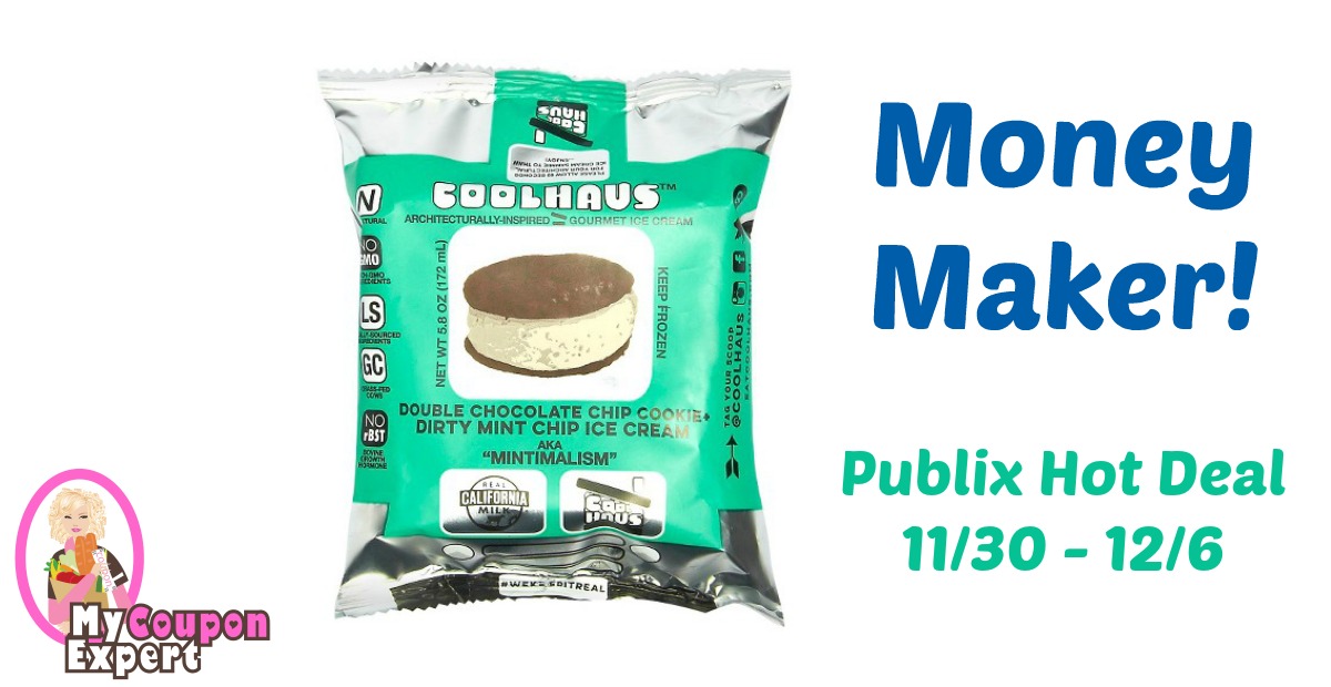 Money Maker on Coolhaus Ice Cream Cookie Sandwiches after sale and coupons