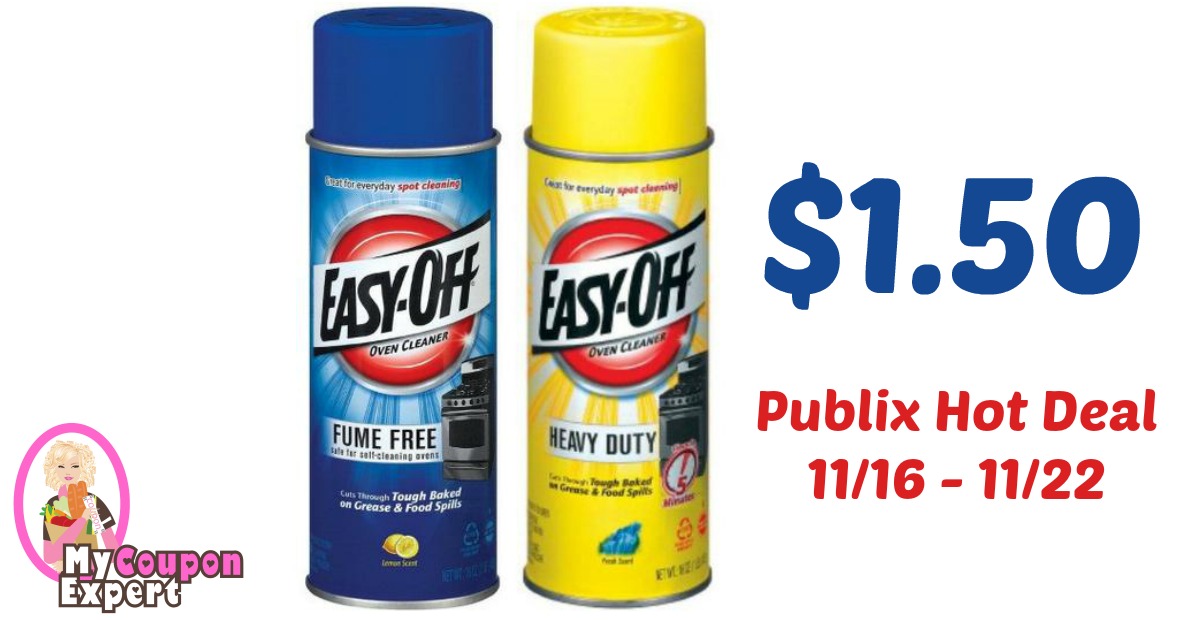 Easy-Off Oven Cleaner Only $1.50 each after sale and coupons