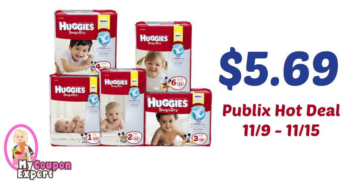 Huggies Jumbo Packs Only $5.69 each after sale and coupons