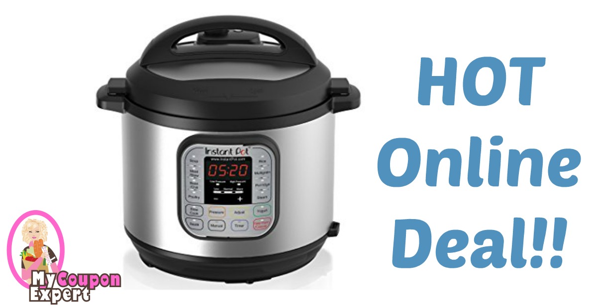 Instant Pot Duo 7-in-1 Programmable Pressure Cooker Only $52.99 – Reg. $130.00