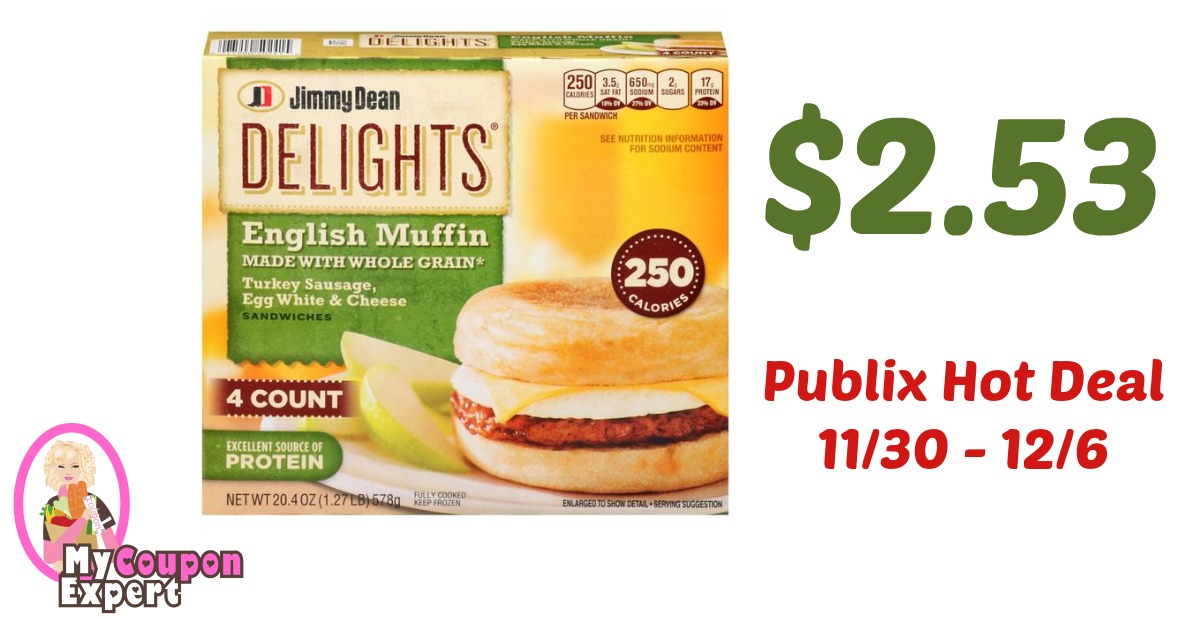 Jimmy Dean Delights Only $2.53 each after sale and coupons