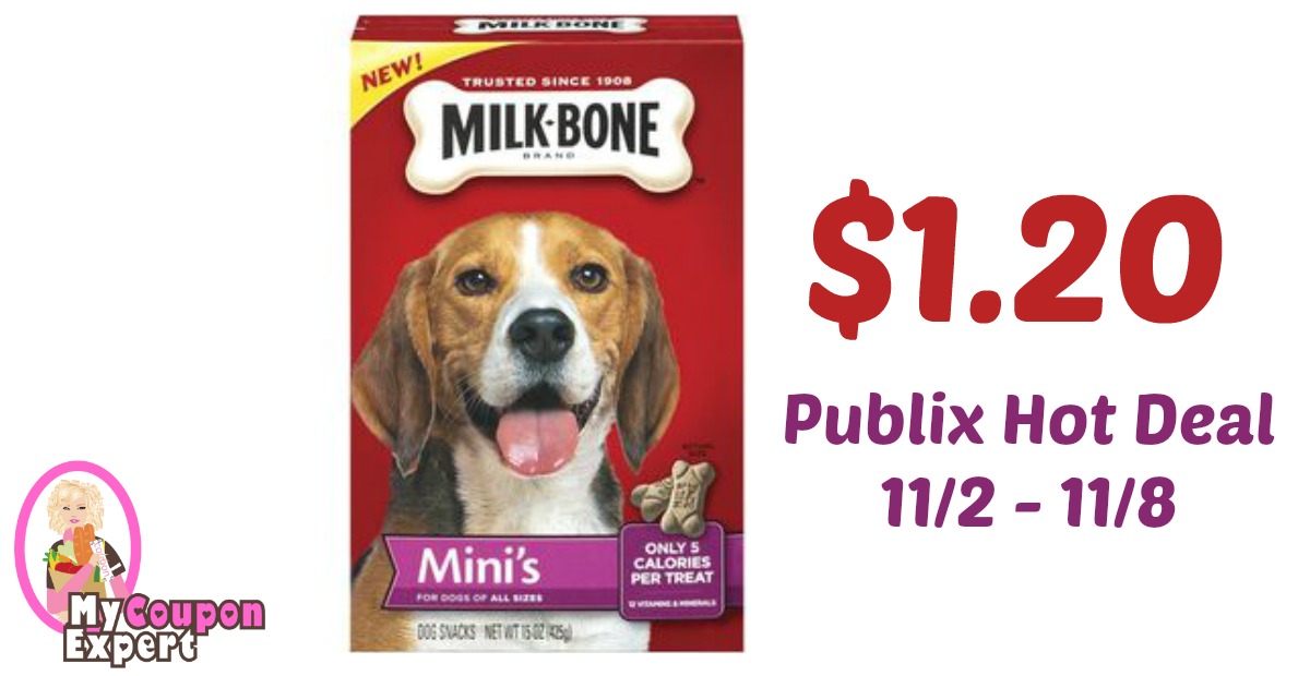 Milk Bone Mini’s Dog Snacks Only $1.20 after sale and coupons