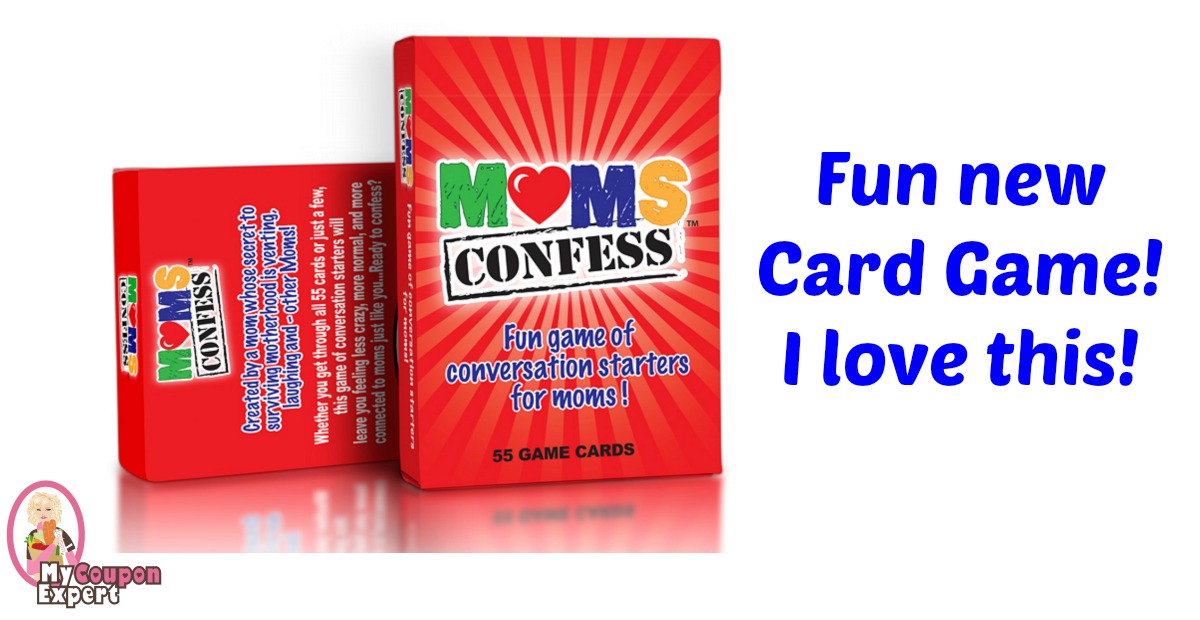 Cute ice breaker game for women!  Moms Confess Card Game!