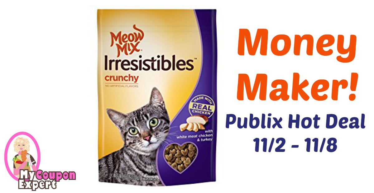 Money Maker on Meow Mix Irresistibles Treats for Cats after sale and coupons