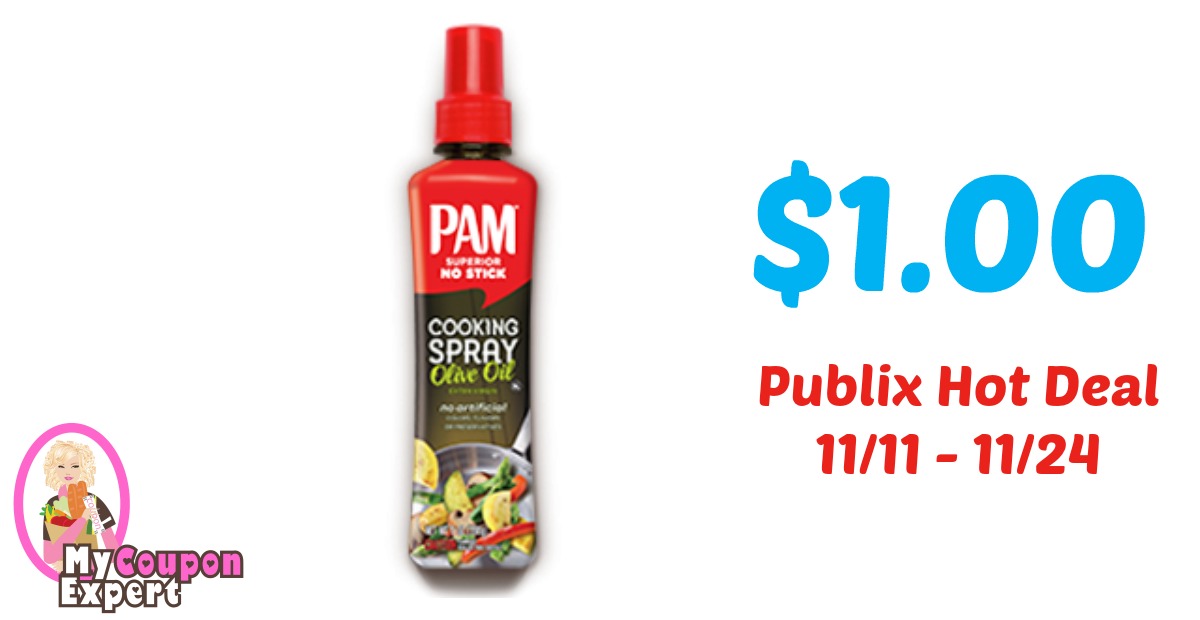 Pam Cooking Spray Pump Only $1.00 each after sale and coupons