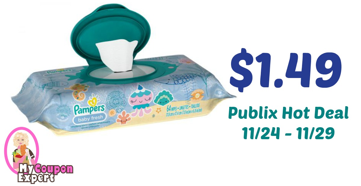 Pampers Wipes Only $1.49 each after sale and coupons