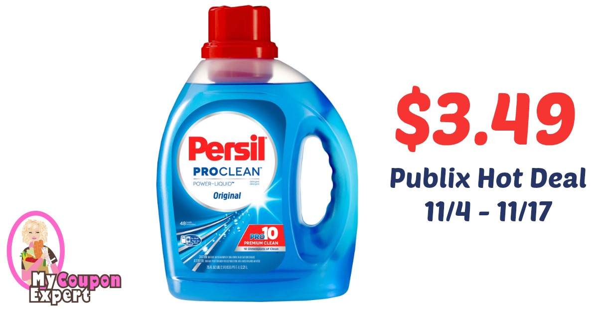 Persil Proclean Laundry Detergent Only $3.49 each after sale and coupons