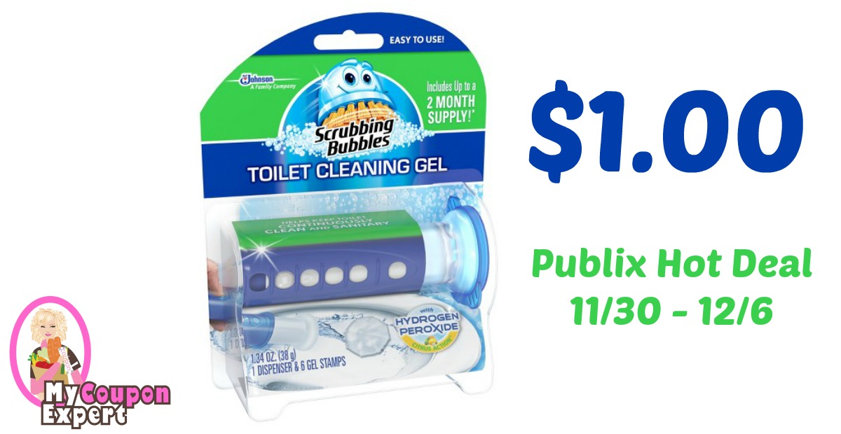 Scrubbing Bubbles Toilet Gel Only $1.00 each after sale and coupons