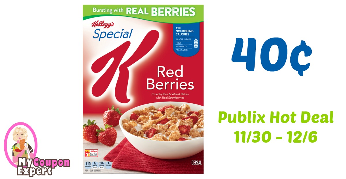 Kellogg’s Special K Cereal Only 40¢ each after sale and coupons